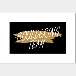 Bouldering team Posters and Art